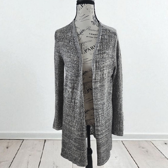 Knox Rose Sweaters - Knox Rose Charcoal‎ Open-Front Cardigan